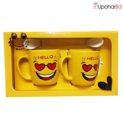 Hello couple coffee mug